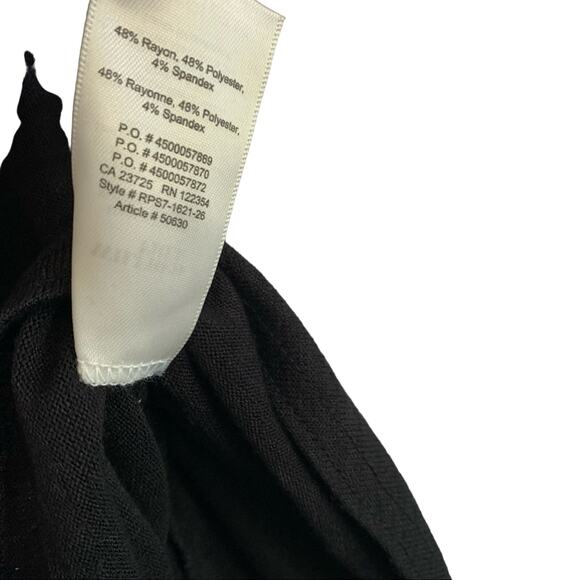 Wilfred Free Aritzia Burnette Swing Flowy Racerback Basic Tank Top Black Small - Picture 8 of 9